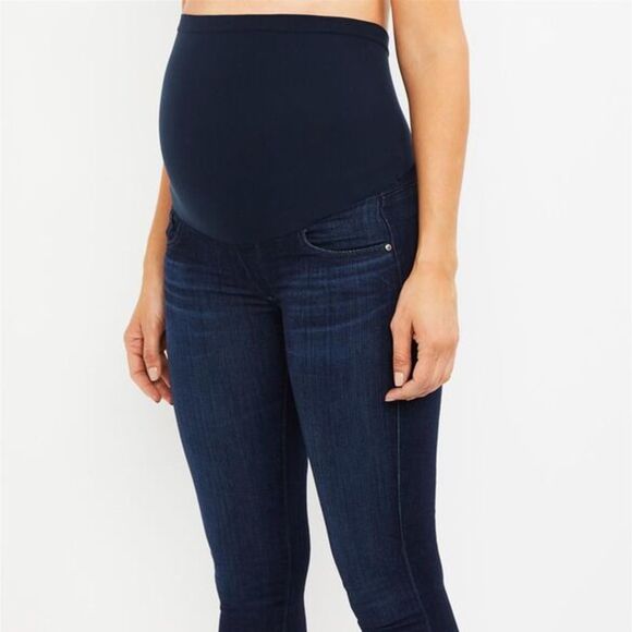 Maternity Jeans Skinny Dark Wash Size 27 Adriano Goldschmied AG - Picture 3 of 5